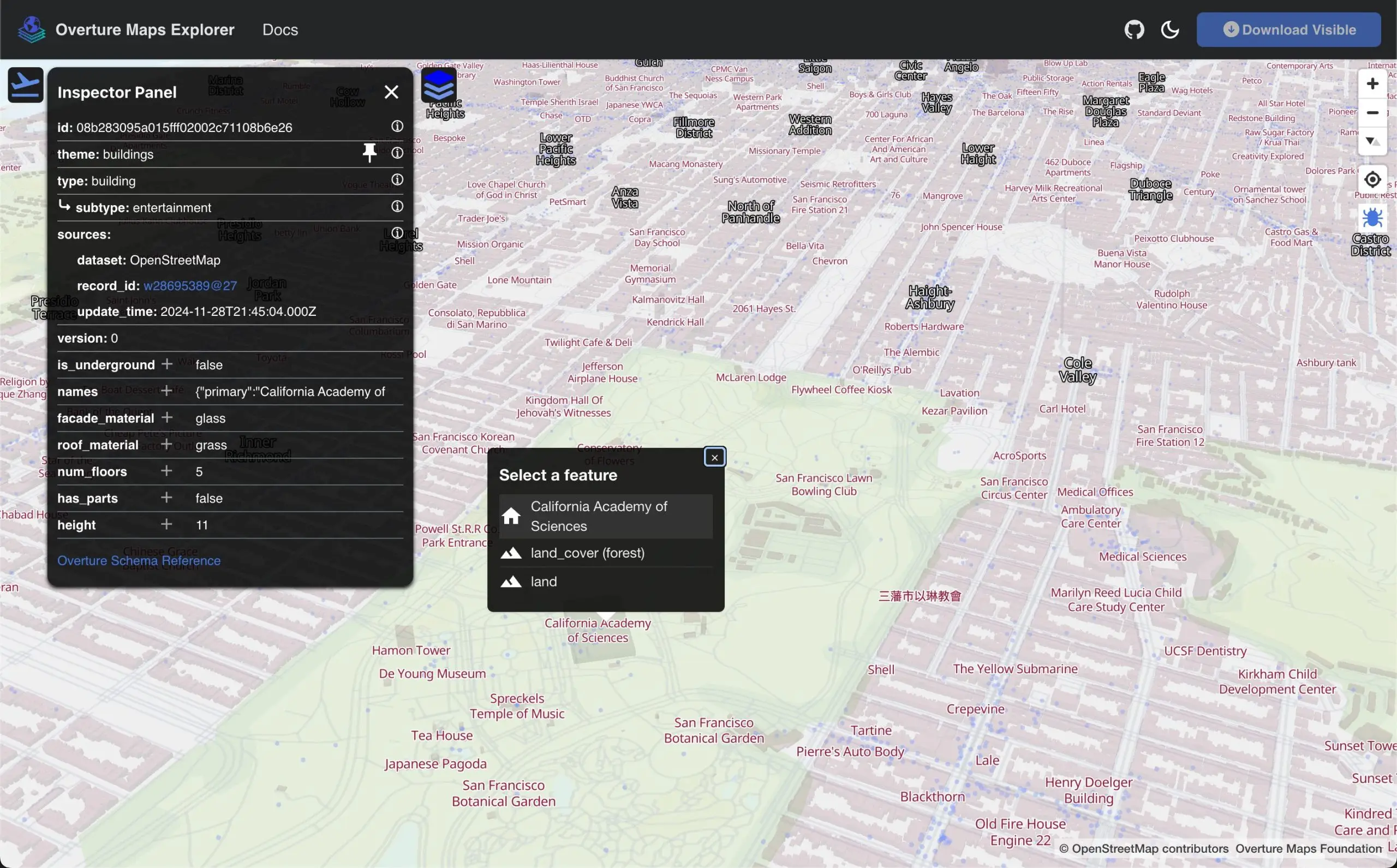 Image of Overture Maps Explorer